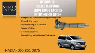 Hyundai H1 Diesel Injectors For Sale Or The Same Day Recon