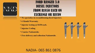 Ford Ranger 3.0 Diesel Injectors For Sale Or The Same Day Recon