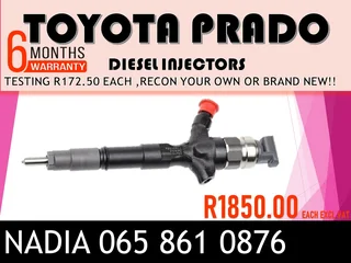 Toyota Prado Diesel Injectors For Sale Or The Same Day Recon