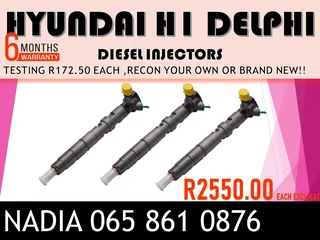 Hyundai H1 Diesel Injectors For Sale Or Tohe Same Day Recon