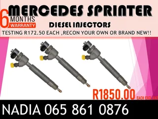 Mercedes Benz Sprinter Diesel Injectors For Sale Or To Recon The Same Day