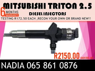 Mitsubishi Triton 2.5 Diesel Injectors For Sale Or The Same Day Recon