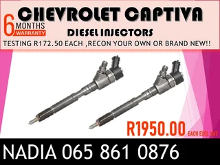 Chevrolet Captiva Diesel Injectors For Sale Or The Same Day Recon