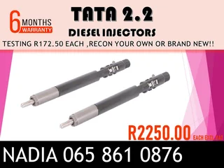 Tata 2.2 Diesel Injectors For Sale Or The Same Day Recon