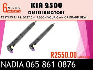 Kia 2500 Diesel Injectors For Sale Or The Same Day Recon