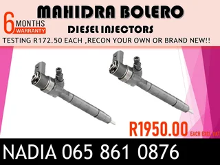 Mahindra Bolero Diesel Injectors For Sale Or The Same Day Recon