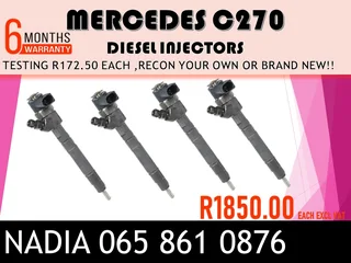 Mercedes C270 Diesel Injectors For Sale Or The Same Day Recon