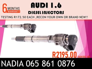Audi 1.6 Diesel Injectors For Sale Or The Same Day Recon