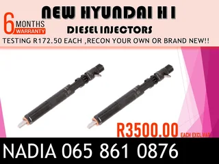 New Hyundai H1 Diesel Injectors For Sale Or The Same Day Recon