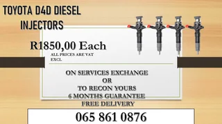 Toyota D4d Diesel Injectors For Sale