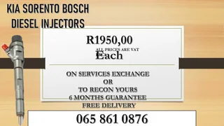 Kia Sorento Diesel Injectors For Sale