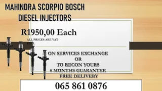 Mahindra Scorpio Diesel Injectors For Sale