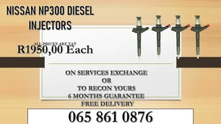 Nissan Np300 Diesel Injectors For Sale