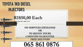 Toyota 1kd Diesel Injectors For Sale
