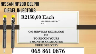 Nissan Np200 Diesel Injectors For Sale