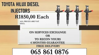 Toyota Hilux Diesel Injectors For Sale