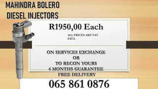 Mahindra Bolero Diesel Injectors For Sale