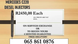 Mercedes C220 Diesel Injectors For Sale