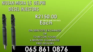 Nissan Micra 1.5 Diesel Injectors For Sale On Exchange