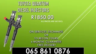 Toyota Quantum Diesel Injectors For Sale On Exchange