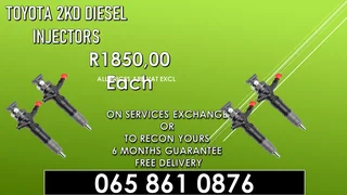 Toyota 2kd Diesel Injectors For Sale On Exchange