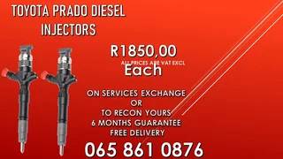 Toyota Prado Diesel Injectors For Sale Or Recon