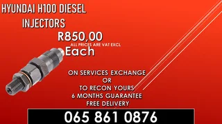 Hyundai H100 Diesel Injectors For Sale Or Recon