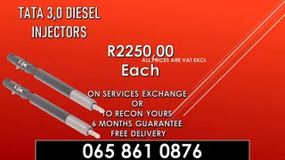 Tata 3.0 Diesel Injectors For Sale Or Recon