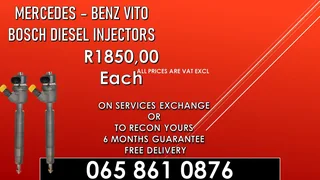 Mercedes Benz Vito Diesel Injectors For Sale Or Recon