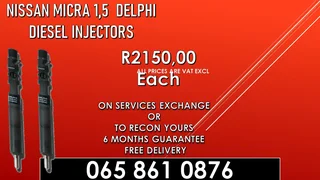 Nissan Micra 1.5 Diesel Injectors For Sale Or Recon