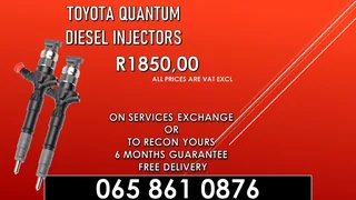 Toyota Quantum Diesel Injectors For Sale Or Recon