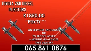 Toyota 2kd Diesel Injectors For Sale Or Recon