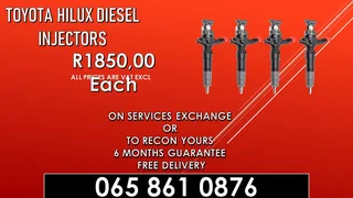 Toyota Hilux Diesel Injectors For Sale Or Recon
