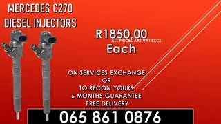 Mercedes C270 Diesel Injectors For Sale Or Recon