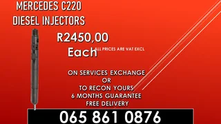 Mercedes C220 Diesel Injectors For Sale Or Recon