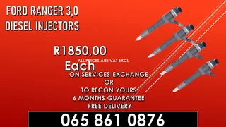 Ford Ranger 3.0 Diesel Injectors For Sale Or Recon