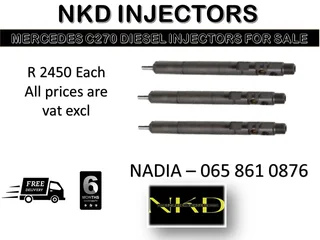 Mercedes C270 Diesel Injectors For Sale With Test Reports