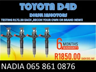 Toyota D4d Diesel Injectors For Sale