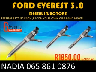 Ford Everest (3.0/bt50) Diesel Injectors For Sale