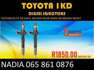 Toyota 1kd Diesel Injectors For Sale