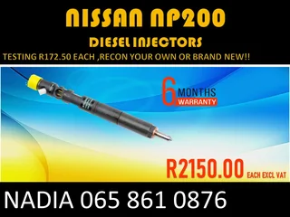 Nissan Np200 Diesel Injectors For Sale