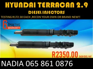 Hyundai Terrican 2.9 Diesel Injectors For Sale