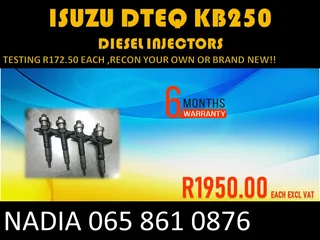 Isuzu Dteq Kb250 Diesel Injectors For Sale