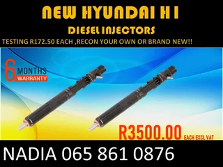 New Hyundai H1 Diesel Injectors For Sale