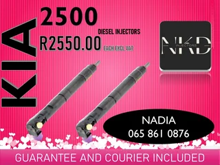 Kia 2500 Diesel Injectors For Sale On Exchange With Warranty
