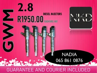 Gwm 2.8 Diesel Injectors For Sale On Exchange With Warranty