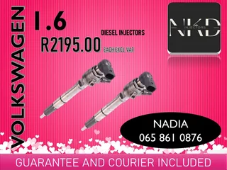 Volkswagen 1.6 Diesel Injectors For Sale On Exchange With Warranty