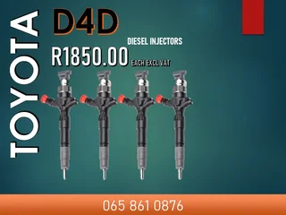 Toyota D4d Diesel Injectors For Sale With Warranty