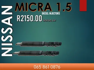 Nissan Micra 1.5 Diesel Injectors For Sale With Warranty