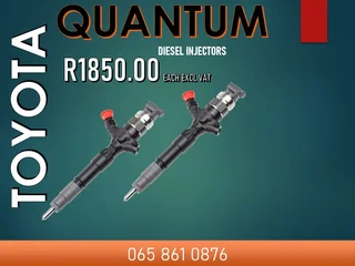 Toyota Quantum Diesel Injectors For Sale With Warranty